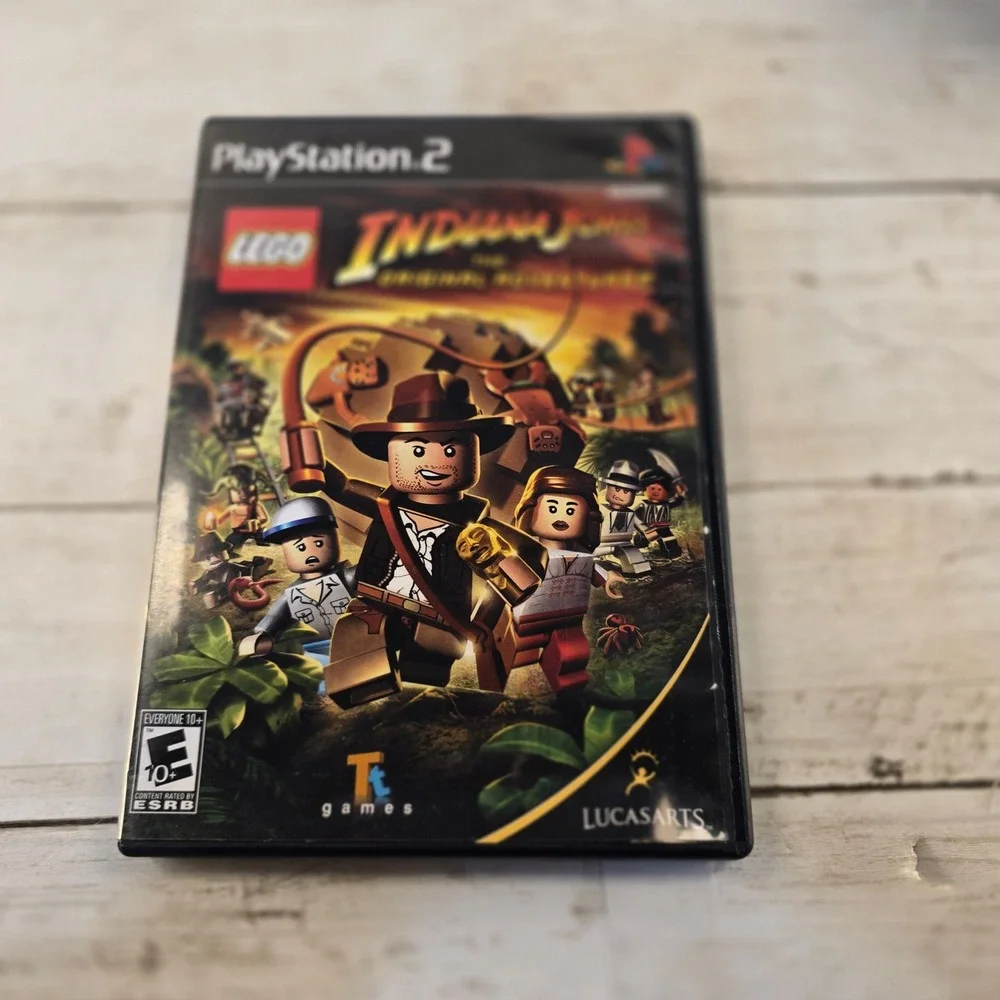 LEGO Indiana Jones The Original Adventures Sony PlayStation 2 PS2 Game CIB